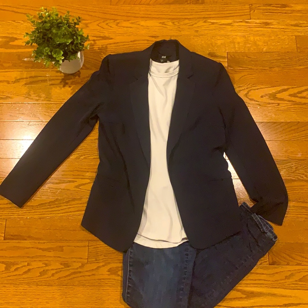 Navy H&M Blazer